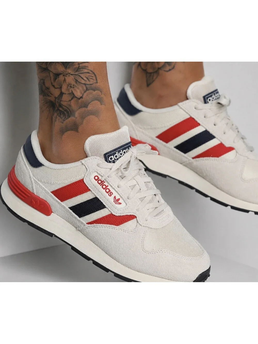 adidas Originals Treziod 2 Mens Size 11 Retro Casual Sneakers NWOB White Red